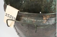 Etikett zu Bronzesitula (NHMW-PRAE-025039)